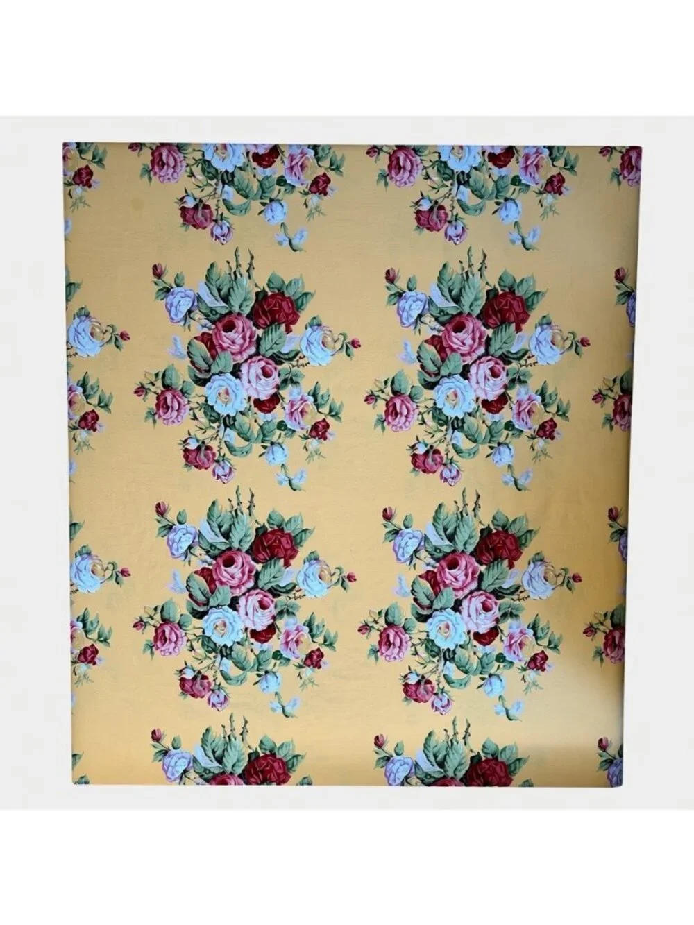 Vintage Ralph Lauren Home Sophie Brooke Queen Size Flat Sheet Floral 100% Cotton - Picture 6 of 8